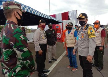 Dandim 0833 Kota Malang Bersama Walikota Malang dan Kapolresta Malang Kota Tinjau Kesiapan Pemberlakuan PSBB