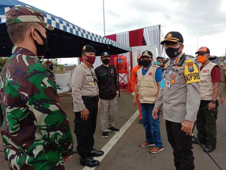 Dandim 0833 Kota Malang Bersama Walikota Malang dan Kapolresta Malang Kota Tinjau Kesiapan Pemberlakuan PSBB