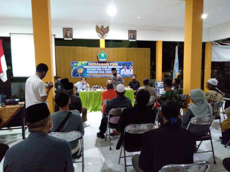 Sosialisasi PSBB Di Kelurahan Sukun Kota Malang