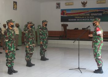 Serah Terima Jabatan Pasi Ops dan Pa Sandi Kodim 0833 Kota Malang