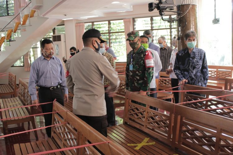 Telah Siap Masuki New Normal, Gereja GPdI Hebron Dikunjungi Dandim 0833 Dan Kapolresta Malang Kota