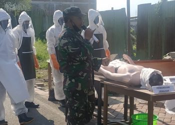 Warga Kampung Tangguh RW 7 Mojolangu Diedukasi Pemulasaraan Jenasah Covid-19