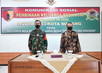 Keluarga Besar TNI Ikuti Komsos Kodim 0833