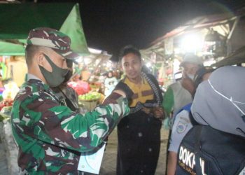 Dandim 0833 Pimpin Patroli Gabungan Covid-19