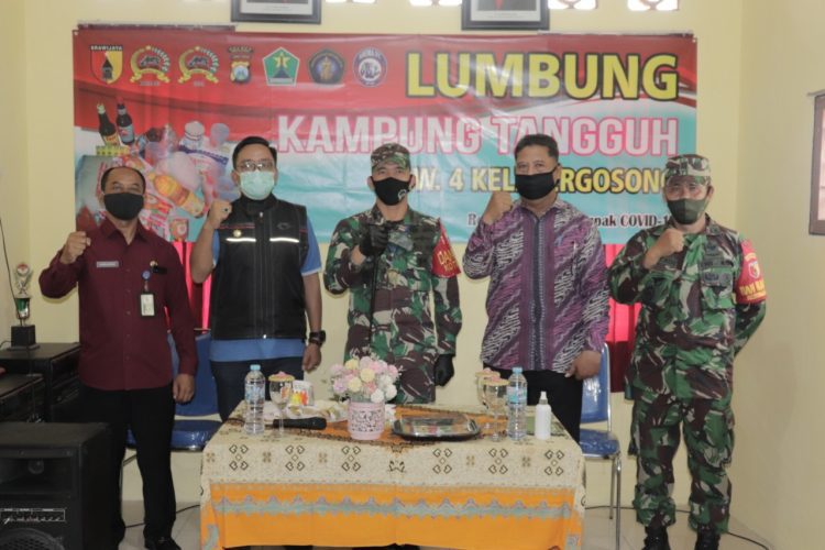 Peresmian RW 4 Mergosono Sebagai Kampung Tangguh Covid-19