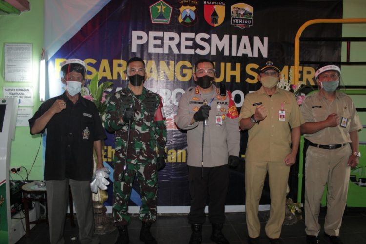 Pasar Oro-Oro Dowo Menjadi Pasar Tangguh Covid-19