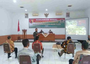 Pererat Komunikasi Di Masa Pandemi Covid-19, Kodim 0833 Gelar Komsos