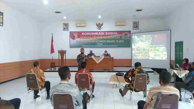 Pererat Komunikasi Di Masa Pandemi Covid-19, Kodim 0833 Gelar Komsos