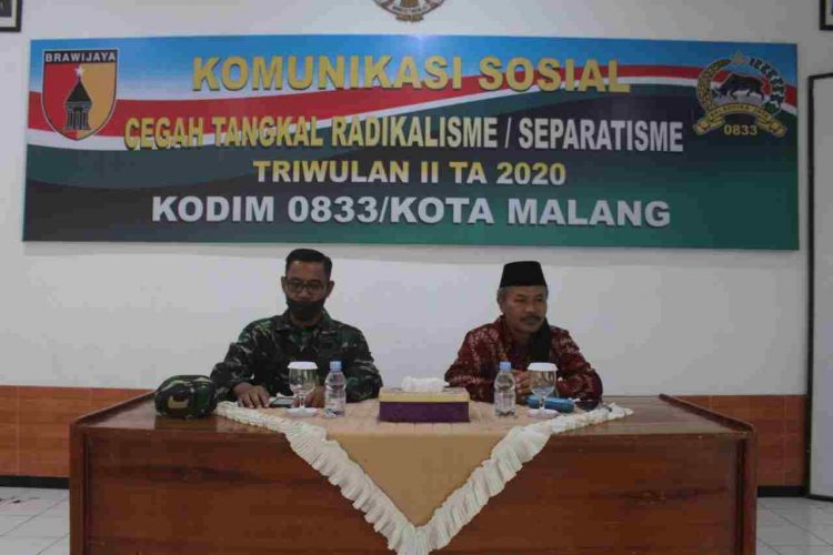 Kodim Gelar Komsos Bahas Radikalisme dan Separatisme