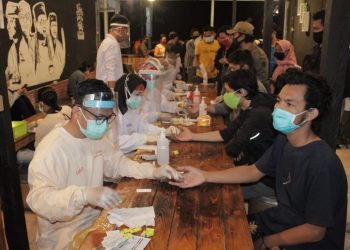 223 Orang Pengunjung Cafe Kembali Ikut Rapid Tes, 1 Orang Diketahui Reaktif