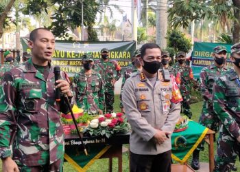 Diam-Diam, Danrem 083 dan Dandim 0833 Datangi Rumah Kapolresta Malang Kota Pagi Tadi
