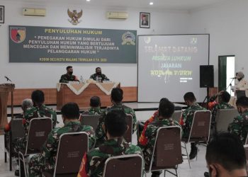 Prajurit Dan ASN Kodim 0833 Diberi Penyuluhan Hukum