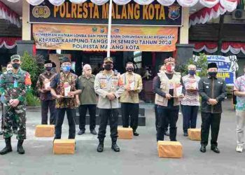 Enam RW Di Kota Malang Mendapat Hadiah Dari Polresta Malang Kota Dalam Lomba Kampung Tangguh