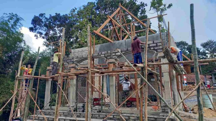 Mushola Desa Ngepoh Dibangun Ulang Oleh Satgas TMMD Ke 108