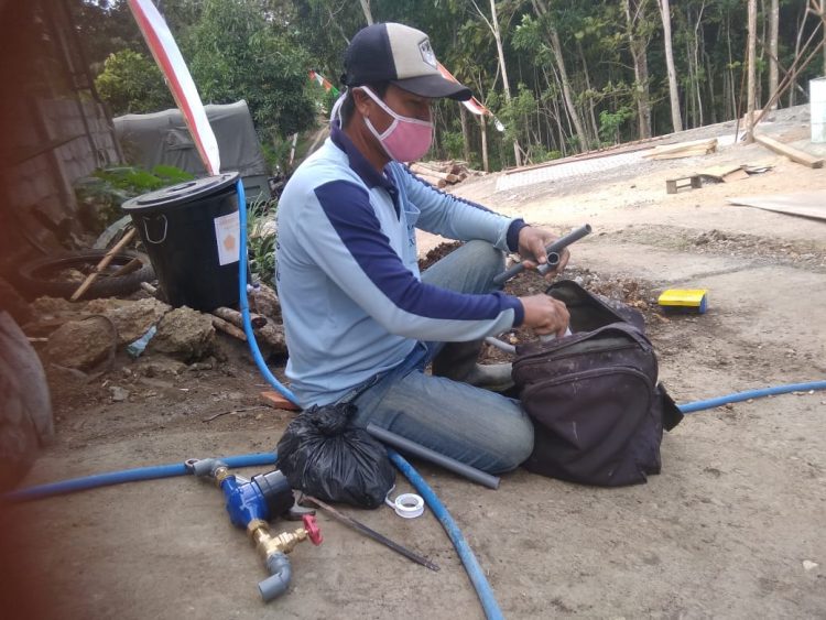 Mushola Desa Ngepoh Kini Telah Tersambung Dengan PDAM
