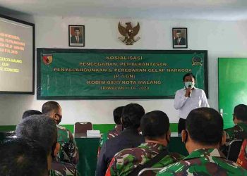Kapten Arh Imran Isi Sosialisasi P4GN Di Koramil Lowokwaru