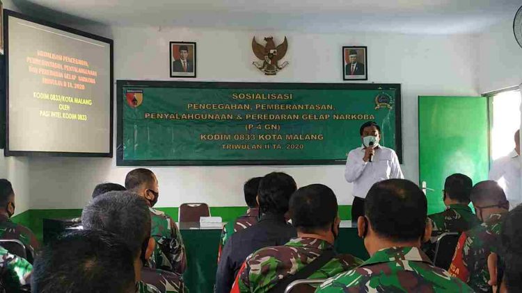 Kapten Arh Imran Isi Sosialisasi P4GN Di Koramil Lowokwaru