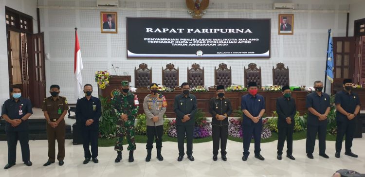 Dandim 0833 Kota Malang Hadiri Rapat Paripurna DPRD Kota Malang