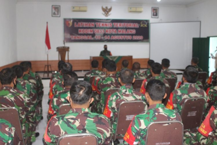 Prajurit Kodim 0833 Dilatih Teknis Teritorial Lagi