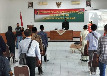 Kodim 0833 Kembali Melaksanakan Pembinaan Peta Jarak Jaring Teritorial