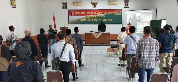 Kodim 0833 Kembali Melaksanakan Pembinaan Peta Jarak Jaring Teritorial