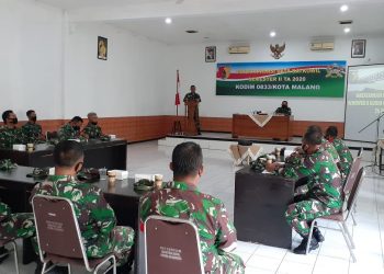 Kasdim 0833 Kota Malang Buka Kegiatan Inventarisasi Data Satkowil