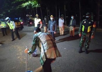 20 Orang Di Blimbing Dikenai Sanksi Sosial Karena Tidak Bermasker