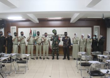 Dandim 0833 Beri Materi Bela Negara Kepada Mahasiswa UIN Maliki Malang