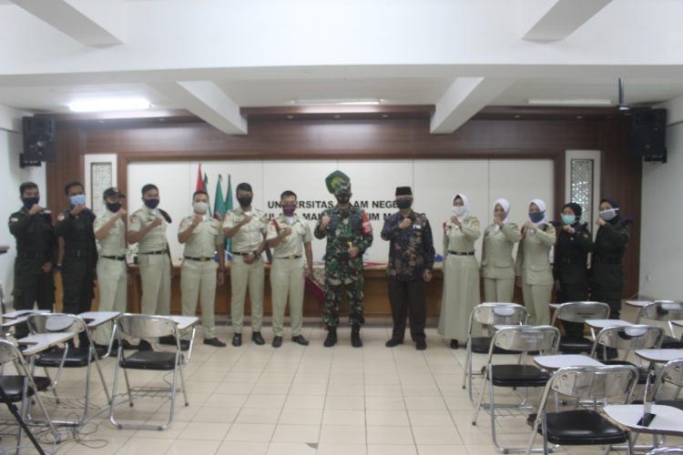 Dandim 0833 Beri Materi Bela Negara Kepada Mahasiswa UIN Maliki Malang