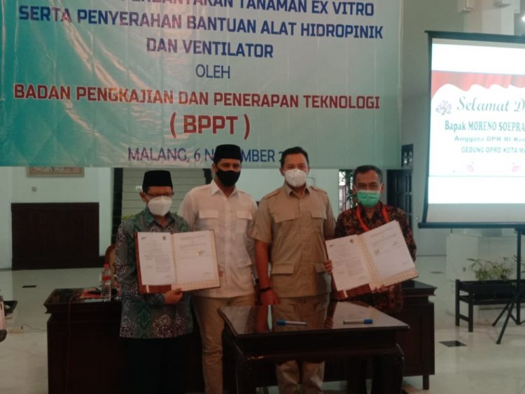 50 RW Di Kota Malang Dapat Bantuan Teknologi Urban Farming,