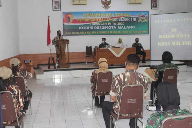 Kodim 0833 Laksanakan Pembinaan Keluarga Besar TNI