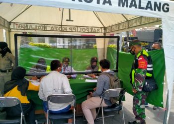 78 Pelanggar Tanpa Masker Terjaring Operasi Di Simpang Balapan