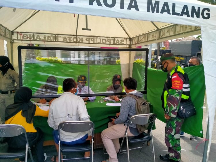 78 Pelanggar Tanpa Masker Terjaring Operasi Di Simpang Balapan