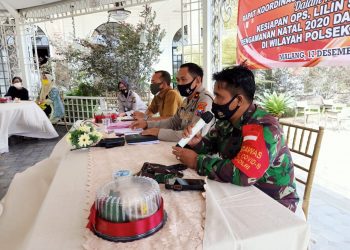 Jelang Nataru, Forkopimcam Blimbing Gelar Rakor Bersama Pengurus Gereja