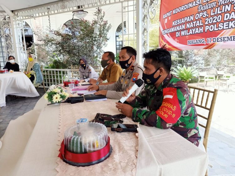 Jelang Nataru, Forkopimcam Blimbing Gelar Rakor Bersama Pengurus Gereja