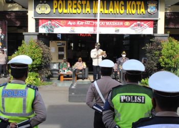 Amankan Nataru dan Prokes Covid-19, Polresta Malang Kota Gelar Operasi Lilin 2020