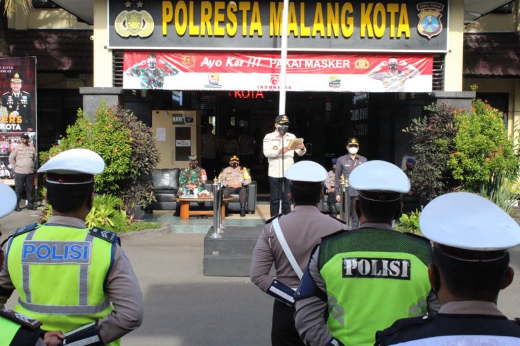 Amankan Nataru dan Prokes Covid-19, Polresta Malang Kota Gelar Operasi Lilin 2020