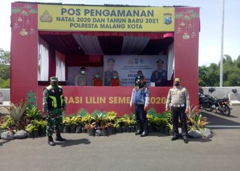 Personel Gabungan Dirikan Pos Pengamanan Nataru