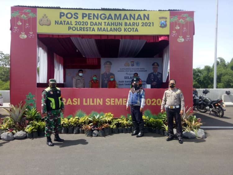 Personel Gabungan Dirikan Pos Pengamanan Nataru
