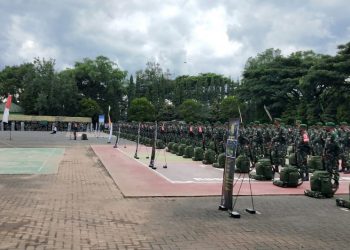 Satgas Pamtas RI-PNG Yonif Mekanis 512/QY Siap DIberangkatkan