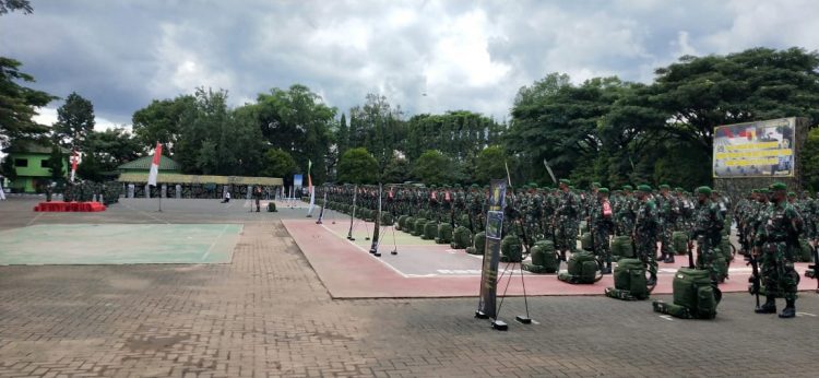 Satgas Pamtas RI-PNG Yonif Mekanis 512/QY Siap DIberangkatkan