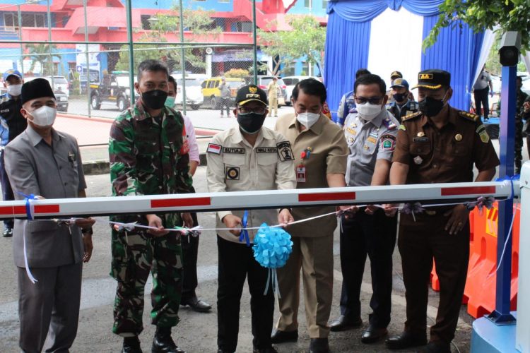 Masuk Areal Stadion Gajayana Mulai Pakai E-Parking