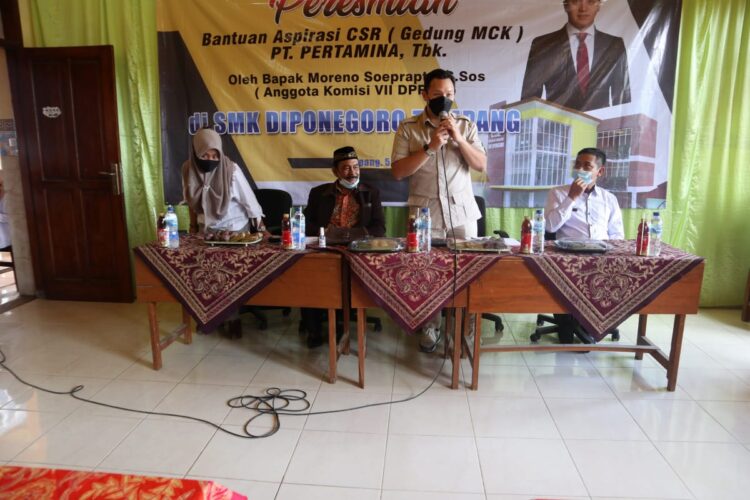 Moreno Soeprapto Dukung SMK Diponegoro Tumpang Menjadi Sekolah Unggul Nasional