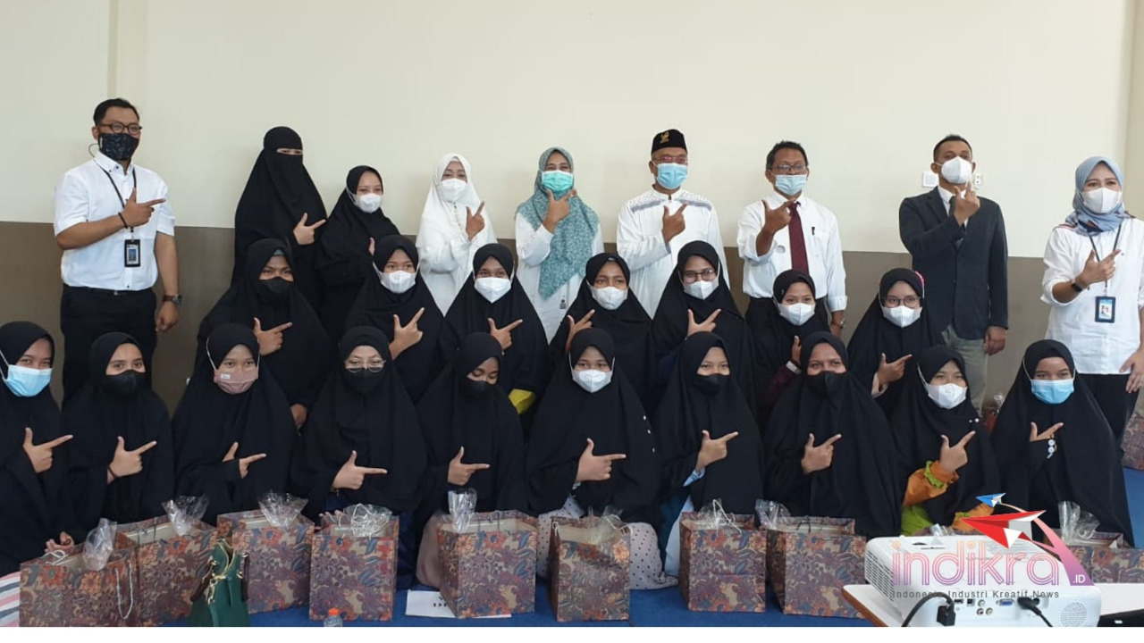 Kegiatan Khataman Al Quran dan Santunan Para Hafidz di Vokasi Universitas Brawijaya siang tadi, Senin (31/01/2022)