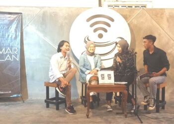 Launching Buku 'KATA' oleh Project Bersua di BU.MI Cafe, Sabtu (29/01/2022)