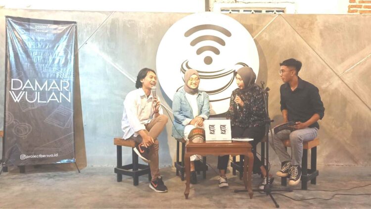 Launching Buku 'KATA' oleh Project Bersua di BU.MI Cafe, Sabtu (29/01/2022)