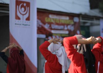 Rayakan Kemerdekaan Klinik BMCI Periksa Kesehatan 100 Orang Warga Secara Gratis