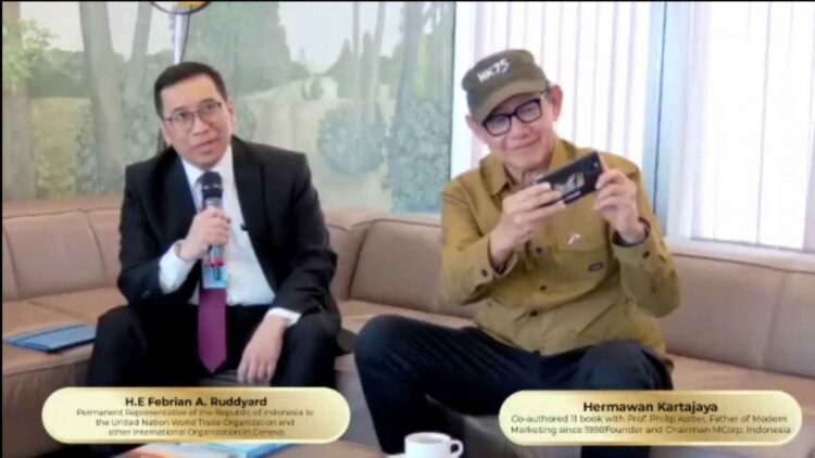 Luncurkan Buku Internasional, Hermawan Kartajaya Pamerkan Simbol Punokawan dan Pandawa Di Swiss