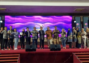 Pembukaan kegiatan Entrepreneurial Euphoria Vokasi UB tahun 2023 di gedung Samantha Krida Universitas Brawijaya